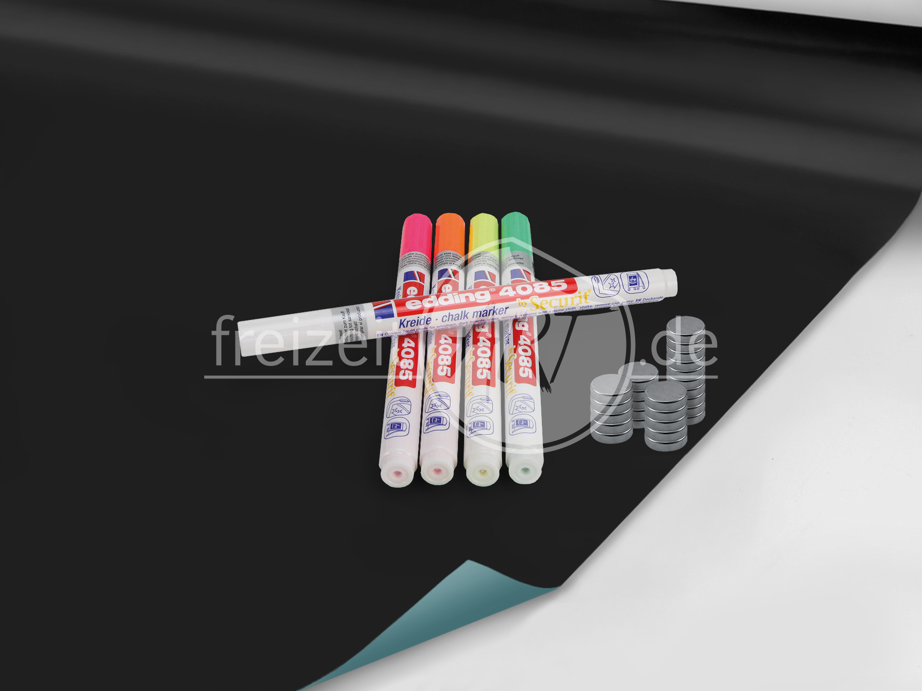 Neon Professional Set magnetische Tafelfolie | selbstklebend | unterschiedliche Größen