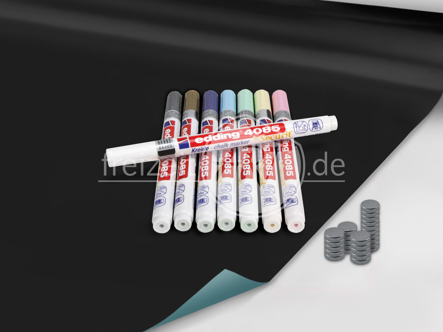 Pastell Professional Set magnetische Tafelfolie | selbstklebend | für Magnete | unterschiedliche Größen